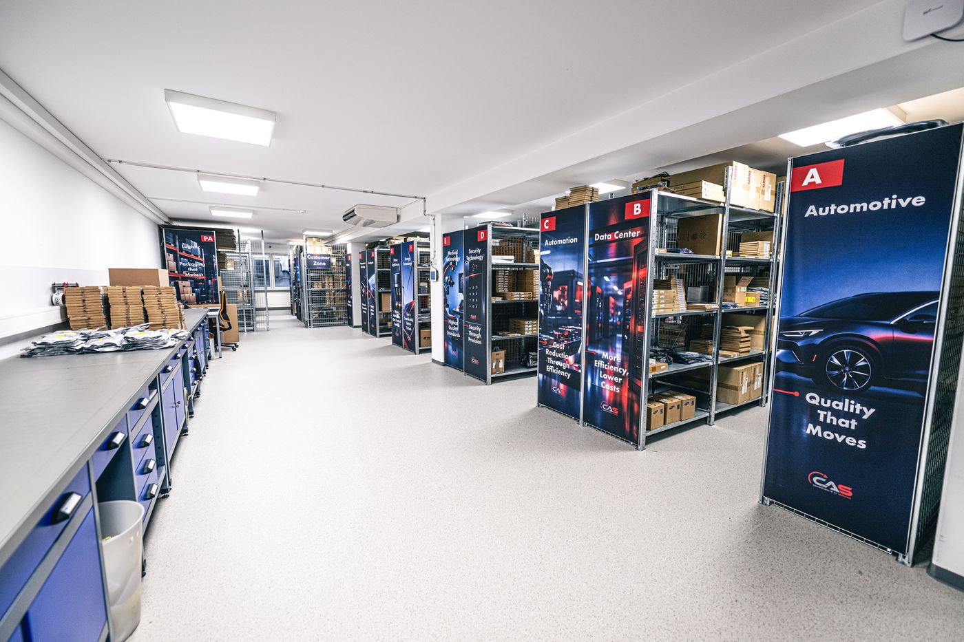 Long-term storage for electronic components